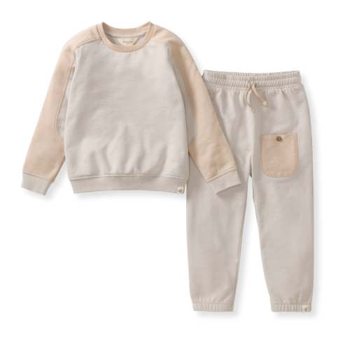 Seamed Organic Sweatshirt & Pants Set – Burt's Bees Baby