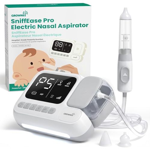 GROWNSY Baby Nasal Aspirator – Hospital Grade Electric Nose Sucker
