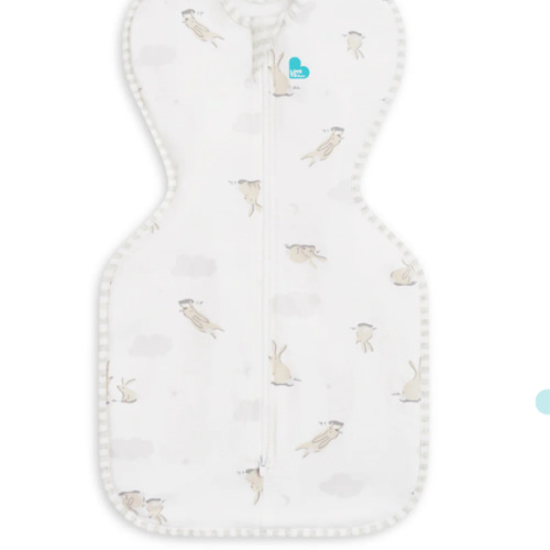 Swaddle Up™ 1.0 TOG Cotton White Cloud Bunnies