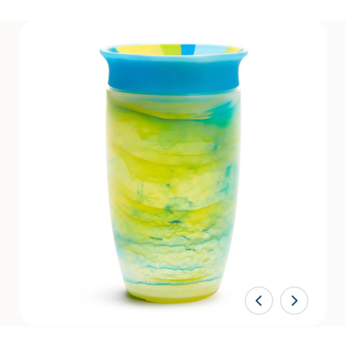 Miracle® 360° Tropical Swirl Sippy Cup, 10oz | Toddler Drinkware | Munchkin