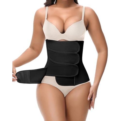 SHAPSHE Postpartum Belly Band Adjustable Wrap for Abdomen Compression