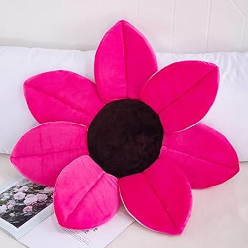 70cm Sunflower Baby Bath Head Support Original Baby Bath Seat Soft Plush Sponge for Shower Room Baby Blooming Bath Mat Flower Bathtub Newborn Foldable Four Petal Flower Shower Cushion