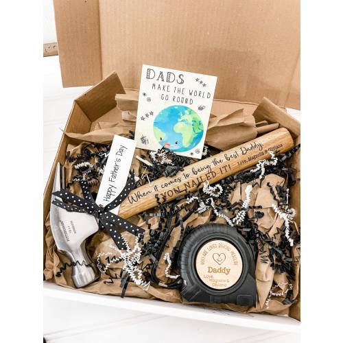 Engraved Hammer & Tape Measure Set, Personalized Hammer, Fathers Day Gift from Daughter, Personalized Gifts for Dad,