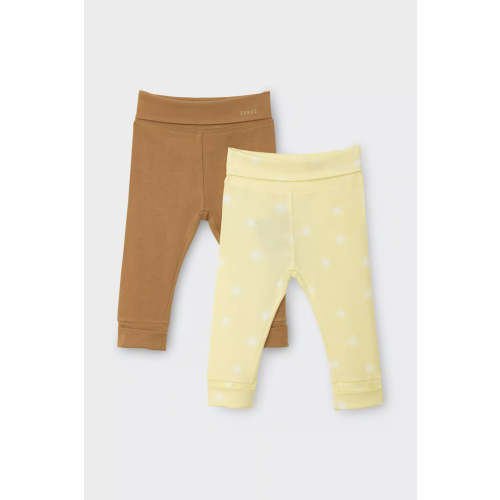 Bonds Wondergrow Print Legging 2 Pack - Sunday Sun / Spiced Nutmeg