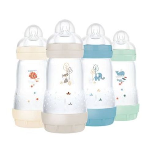 MAM Easy Start Anti-Colic Baby Bottles - Boy - 9oz/4pk