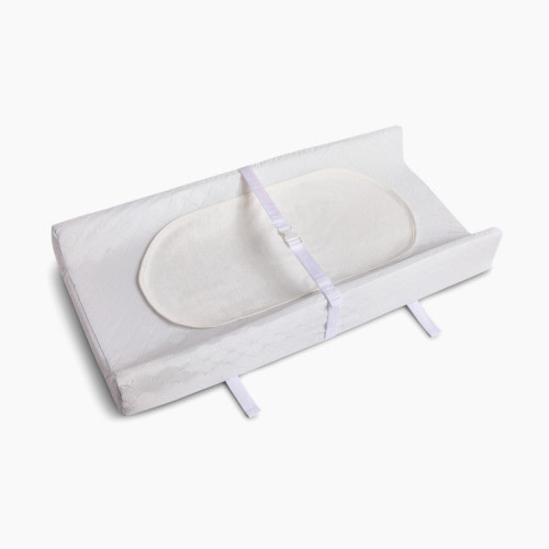 Sprucely 2-Sided Waterproof Changing Pad + Reusable Liner - White