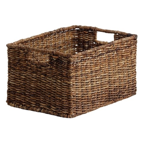 Large Abaca Rectangle Storage Basket | Home Organization | At Home