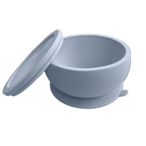 Toddler Plates - Suction Silicone Bowl with Lid - Octopod