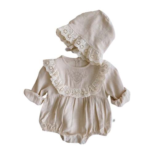 Antiqued Onesie and Bonnet (Babies/Toddlers) – Witching Hour Baby