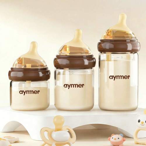 Baby Bottles For Newborn 0-6 Months,Wide Neck Anti-Colic Bottles, Leak-Proof & Easy To Clean, Perfect For Breastfed Babies, Baby Shower Gift Set | SHEIN USA