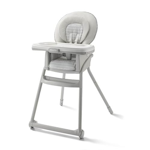 Graco Table2Table LX 6-in-1 Highchair, Willow with Infant Head Support & One-Hand Removable Tray
