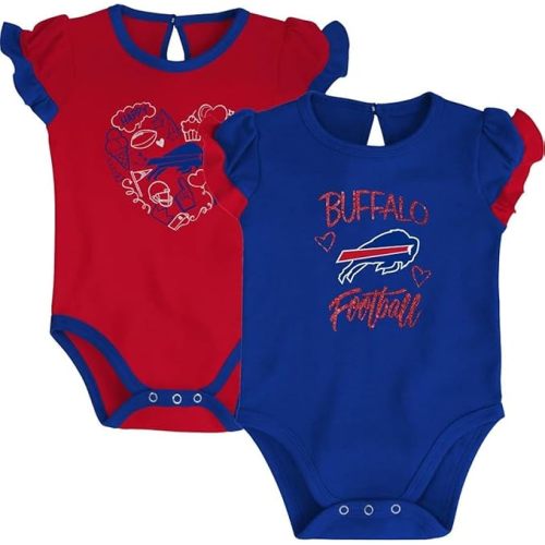 Outerstuff NFL Newborn Infants Too Much Love 2 Piece Creeper Bodysuit Romper Set