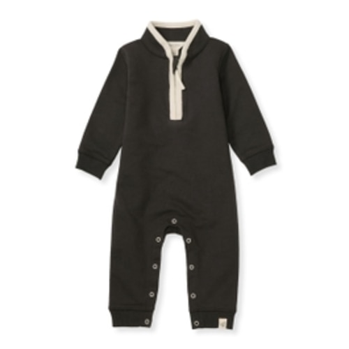 Quarter Zip Organic Baby Jumpsuit