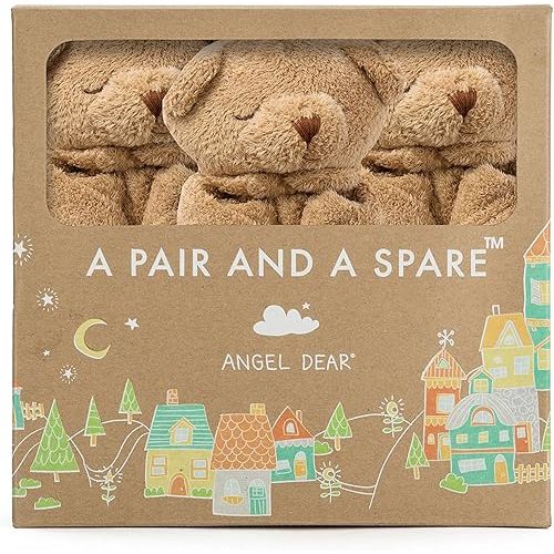 Angel Dear Three of A Kind Blankie, Brown Bear