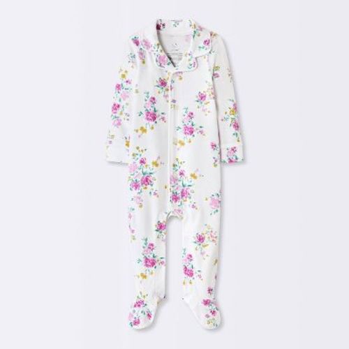 Baby Girls' Floral Mommy & Me Sleep N' Play - Cloud Island™ Ivory Newborn