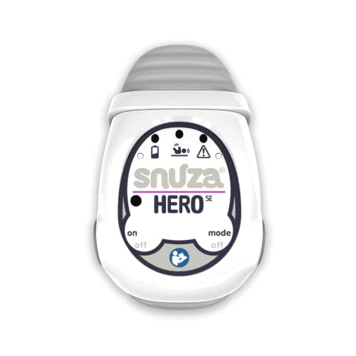 Snuza Hero SE Wearable Child-Care Aid with Patented Sensor Technology | Detects & Reports Movement Activity | No WiFi, Cords, or Sensor Pads | Portable and Easy to Set Up and Use