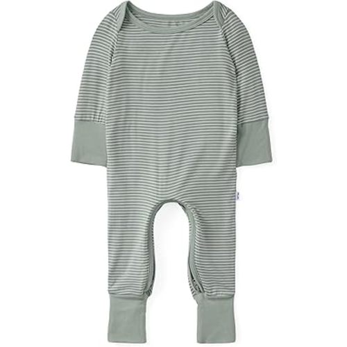 Amazon.com: Little Sleepies Newborn Crescent Pajamas, Viscose from Bamboo Baby Pajamas, Boys & Girls Preemie Sleepers, 2-Way Zipper PJs, Willow Stripe, Preemie: Clothing, Shoes & Jewelry