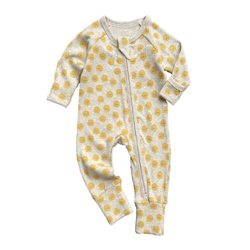 Bellafa 100% Cotton Romper Pajamas For Unisex Baby Boys Girl Snug Baby Sleeper 2-Way Zipper Toddler PJs One-Piece