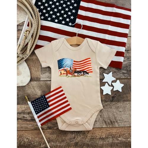Stars, Stripes & Saddle Rides- Infant (onesie)/Toddler/Youth (tee) – theFRINGEDpineapple