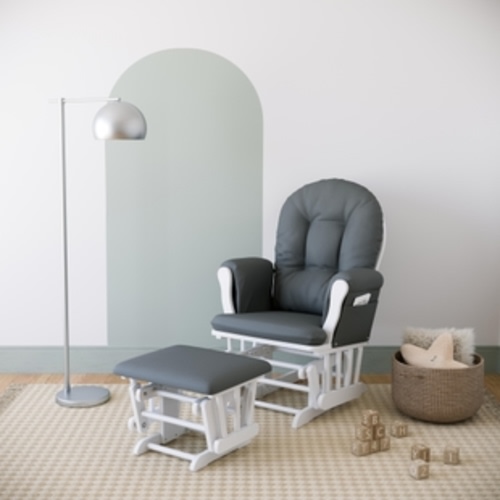 Storkcraft Hoop Glider and Ottoman