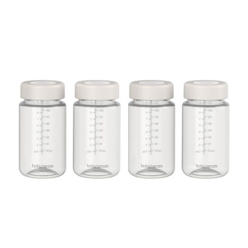 Baby Brezza Breast Milk Storage Bottles compatible with Portable Coolers - 4ct