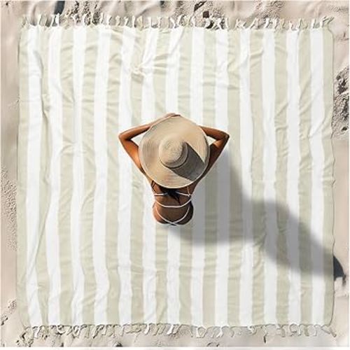 Oversized Turkish Beach Towel Blanket XXL Cotton Sandproof Towels Boho Woven Extra Large Big Sand Free Giant Throw Blankets Huge Quilt XL Picnic Camping Necessities Cloud for Adult Gifts