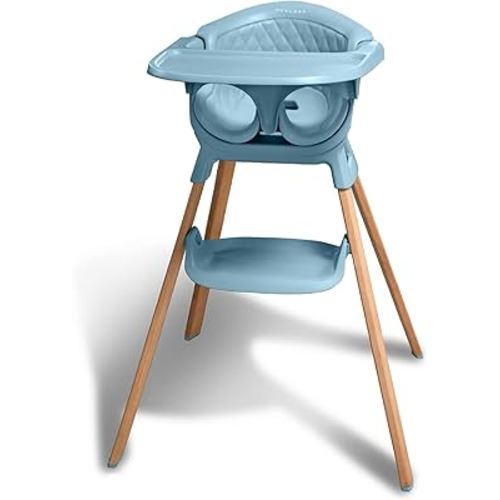 Sustainably-Made 3 in 1 High Chair, Made with 100% Recycled, Regenerative and Recyclable Materials, Easily Converts to a Booster Chair. Buyback Guarantee with Cashback Rebate.