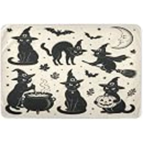 Witch Cats Bed Pad Reusable Bed Underpad Washable Waterproof Leak-Proof Quick Dry Incontinence Pee Pad for Toddlers Kids Adults Pets 34x52 in