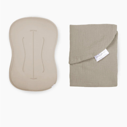 Lounger Curve + Muslin Cover Set | Birch