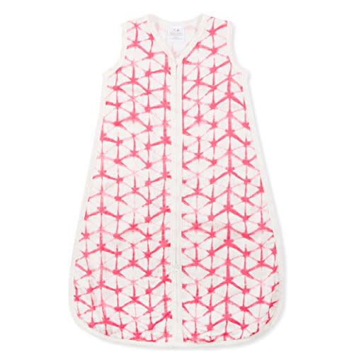 aden + anais Silky Soft Sleeping Bag, berry shibori- L, Large