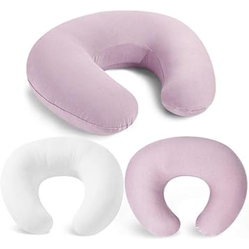 NiSleep Nursing Pillow with 2 Covers, Feeding Pillows for Breastfeeding, Baby Nursing Pillow, Machine Washable