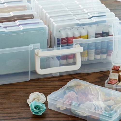 Clear 16 Case Photo & Craft Keeper by Simply Tidy®