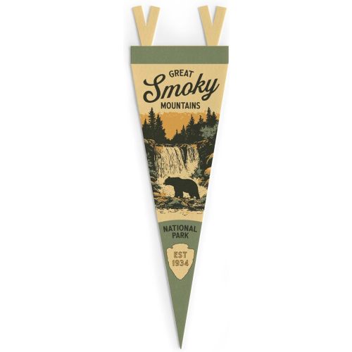Great Smoky Mountains National Park Mini Felt Pennant