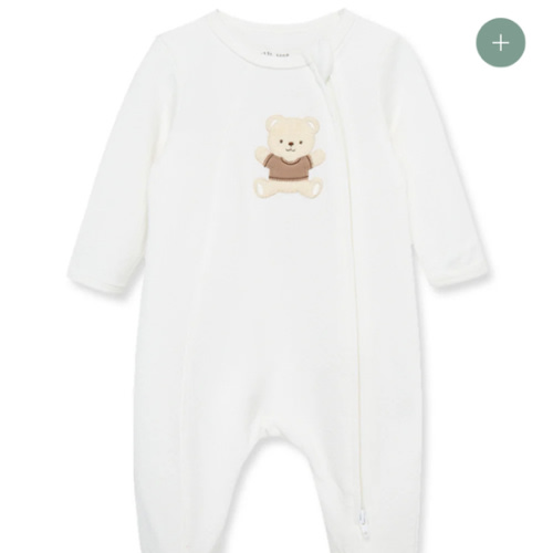 Gentle Bear 2-Way-Zip Footie