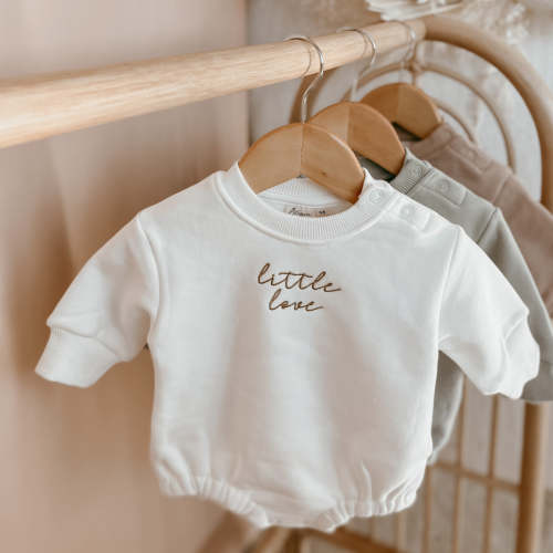'Little Love' Long Sleeve Bubble Romper
