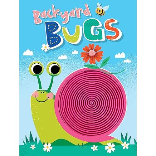 Backyard Bugs - Touch and Feel Board Book - Sensory Board Book Board book – April 26, 2021