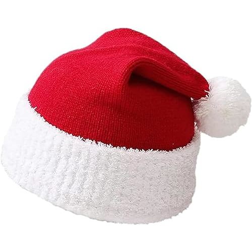 Baby Christmas Santa Knitted Hat for Unisex Toddler Newborn Infant Kids,Xmas Beanie Winter Hat
