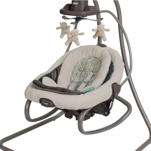Graco DuetSoothe 2 in 1 Portable Baby Swing & Baby Rocker, Multi Direction, Vibration, Winslet