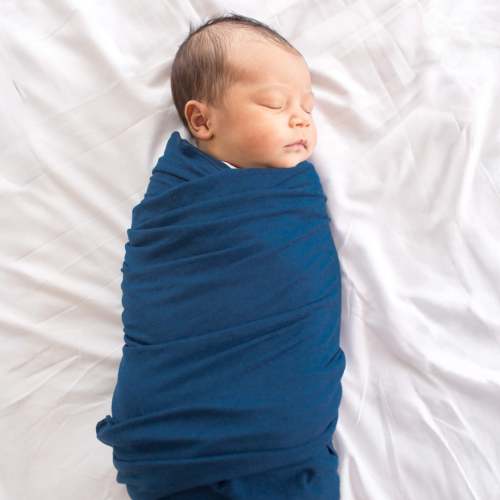 Knit Swaddle Blanket - River