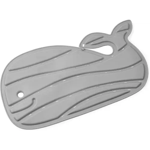 Skip Hop Non-Slip Baby Bath Mat, Moby, Grey