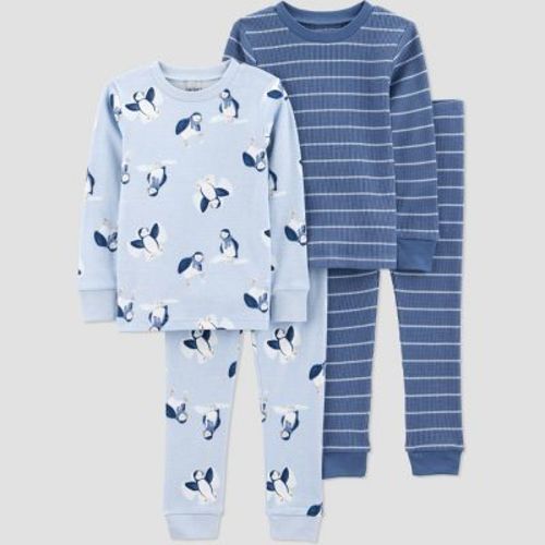 Carter's Just One You® Toddler Boys' 4pc Long Sleeve Cotton Pajama Set