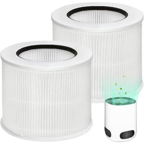 12020 Filter Replacement, Compatible with Clorox Tabletop Smart Air Purifier 11020 & 11021, 200 Sq. Ft. Capacity, 2Pack (12020 Filter)