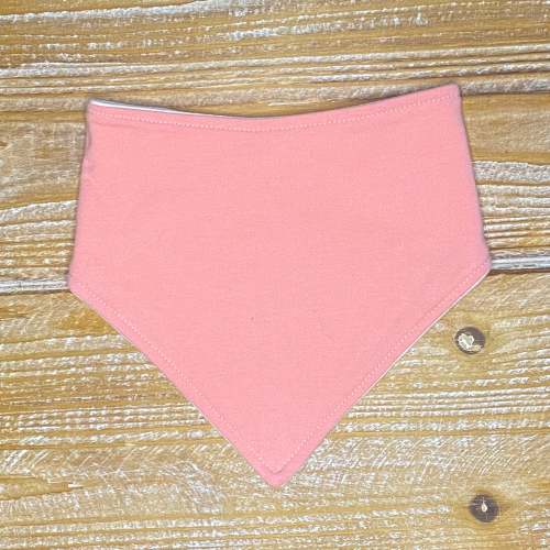 Bandana Bib in Solid Blush