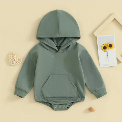 My Little Essentials™ Hooded Onesie | 6-12 months