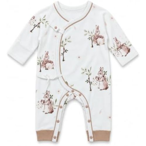 Organic Cotton 0-6M Unisex Newborn Baby Sleepers Pajamas