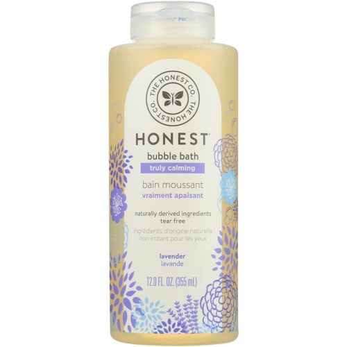 The Honest Company Ultra Dreamy Calming Lavender Bubble Bath with Naturally Derived Botanicals, Lavender, 12 Fluid Ounce