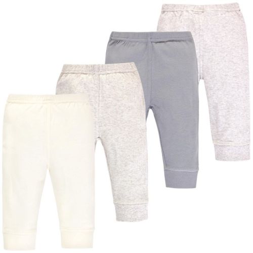 Organic Cotton Pants 4-Pack, 3-6 Months