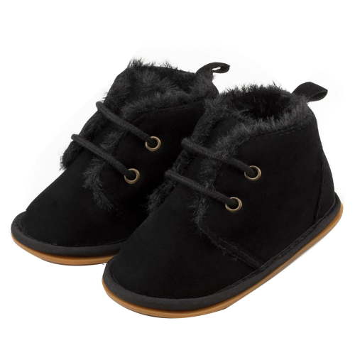 MEZZALL Baby Winter Shoes For Walking Warm Lined Shoes With Rubber Sole Baby Shoes For 0 18 Months Boho Toddler Footwear