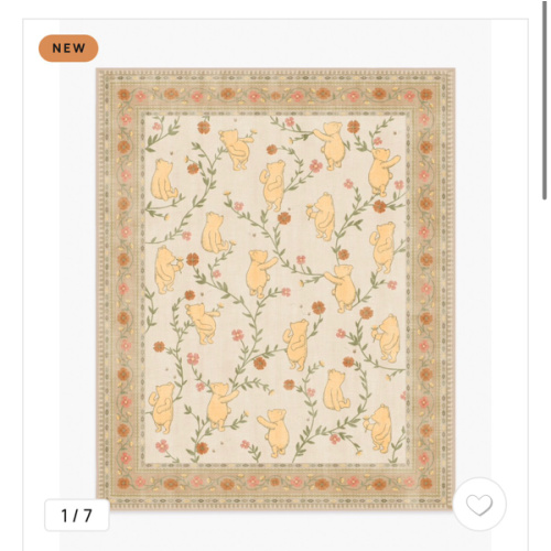 Pooh's Meadow Cream Multicolor Rug | Ruggable US