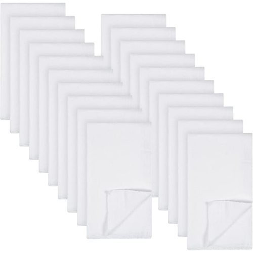 Gerber Unisex Baby Boys Girls Birdseye Flatfold Cloth Diapers Multipack White 20 Pack